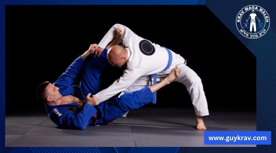 Brazilian Jiu-Jitsu ground control for self-defense.